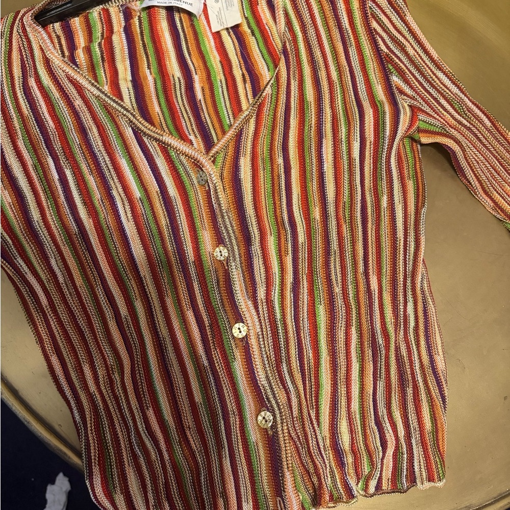 Missoni Multicolor Striped Cardigan
